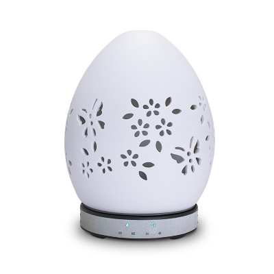 200ml Ceramic Electric Aroma Diffuser-Ultrasonic Humidifier,Ceramic Diffuser,Night Light Diffuser